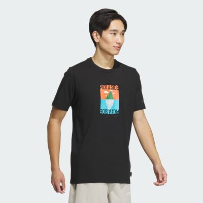 Adidas/阿迪达斯 男子 户外 TERREX 印花短袖圆领T恤 IS0274