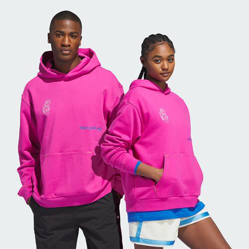 Adidas/阿迪达斯 男女三叶草运动连帽卫衣套头衫 IT4986