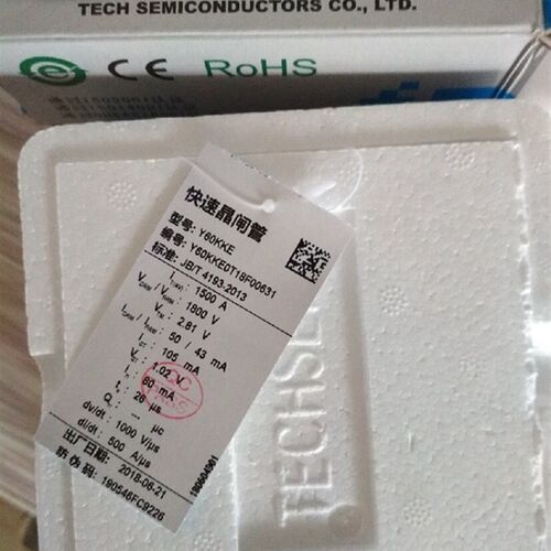 TECHSEM Y60KKE KK1500A1600V-1800V台基中频炉快速可控硅 晶闸管