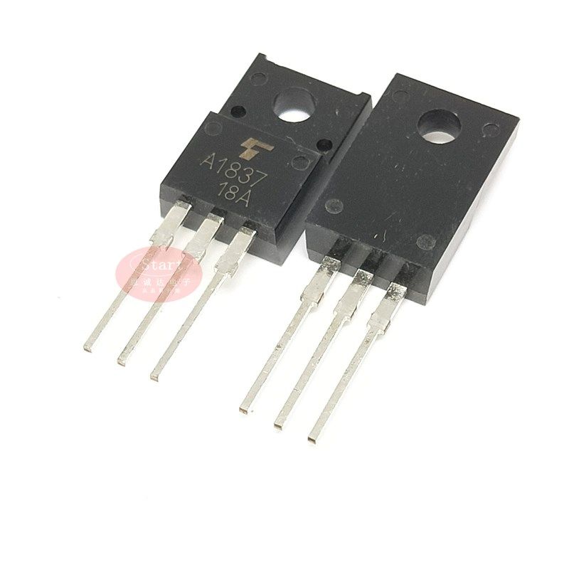 音频功放管 2SA1837 TO-220F A1837 全新正品 直插 塑封三极管