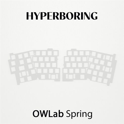 OWLab Spring客制化Alice配列机械键盘配件PC POM定位板