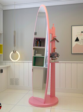 镜子全身镜穿衣镜落地镜家用简约北欧试衣镜女生卧室移动大立体镜