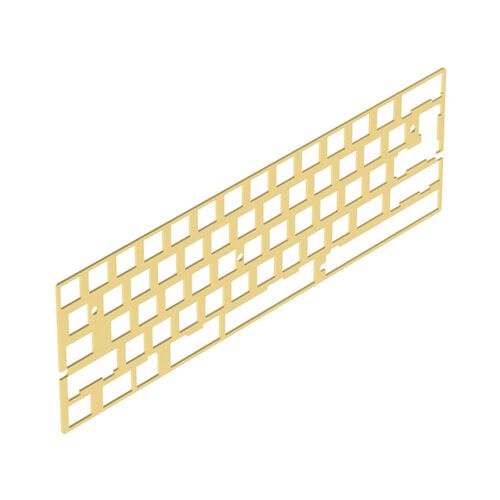 KBDfans GH60机械键盘DZ60铜定位板分裂2U shift 60%布局64配列
