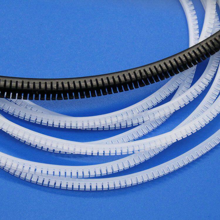 齿形护线套护线齿 活用护线套自由绝缘保护套齿型保护带齿形卡扣