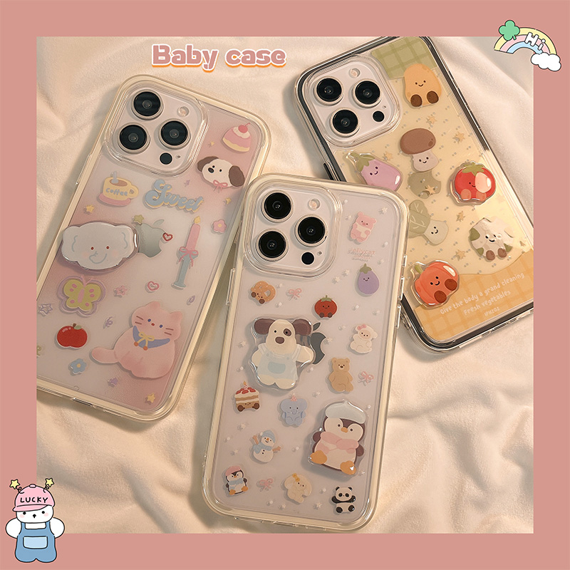 韩风jellycat卡通适用苹果手机壳