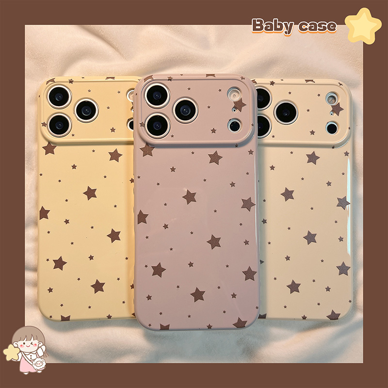 韩系ins简约星星适用苹果手机壳