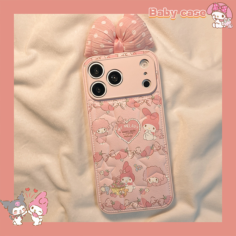 少女粉色美乐蒂适用苹果手机壳