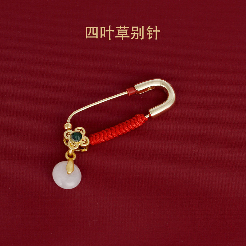 防惊吓别针铜宝宝别针护身符