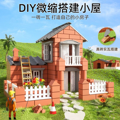 DIY泥瓦匠手工盖房子六一礼物