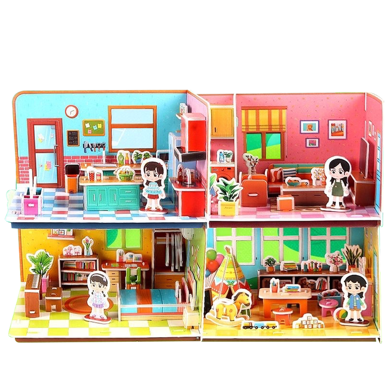 儿童益智玩具3d立体拼图