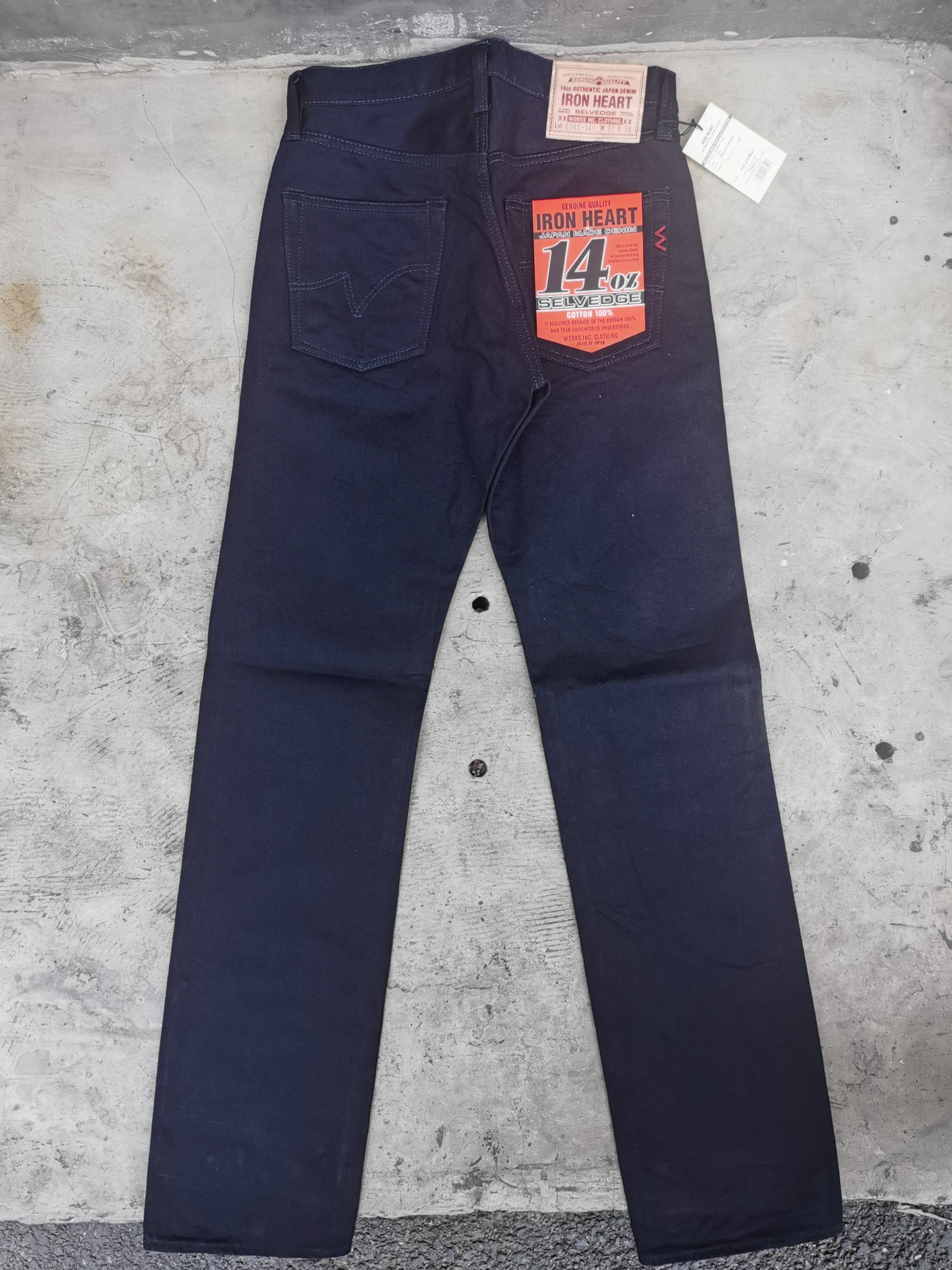 【现货】iron heart铁心 634s-14ii  日产赤耳双染牛仔裤