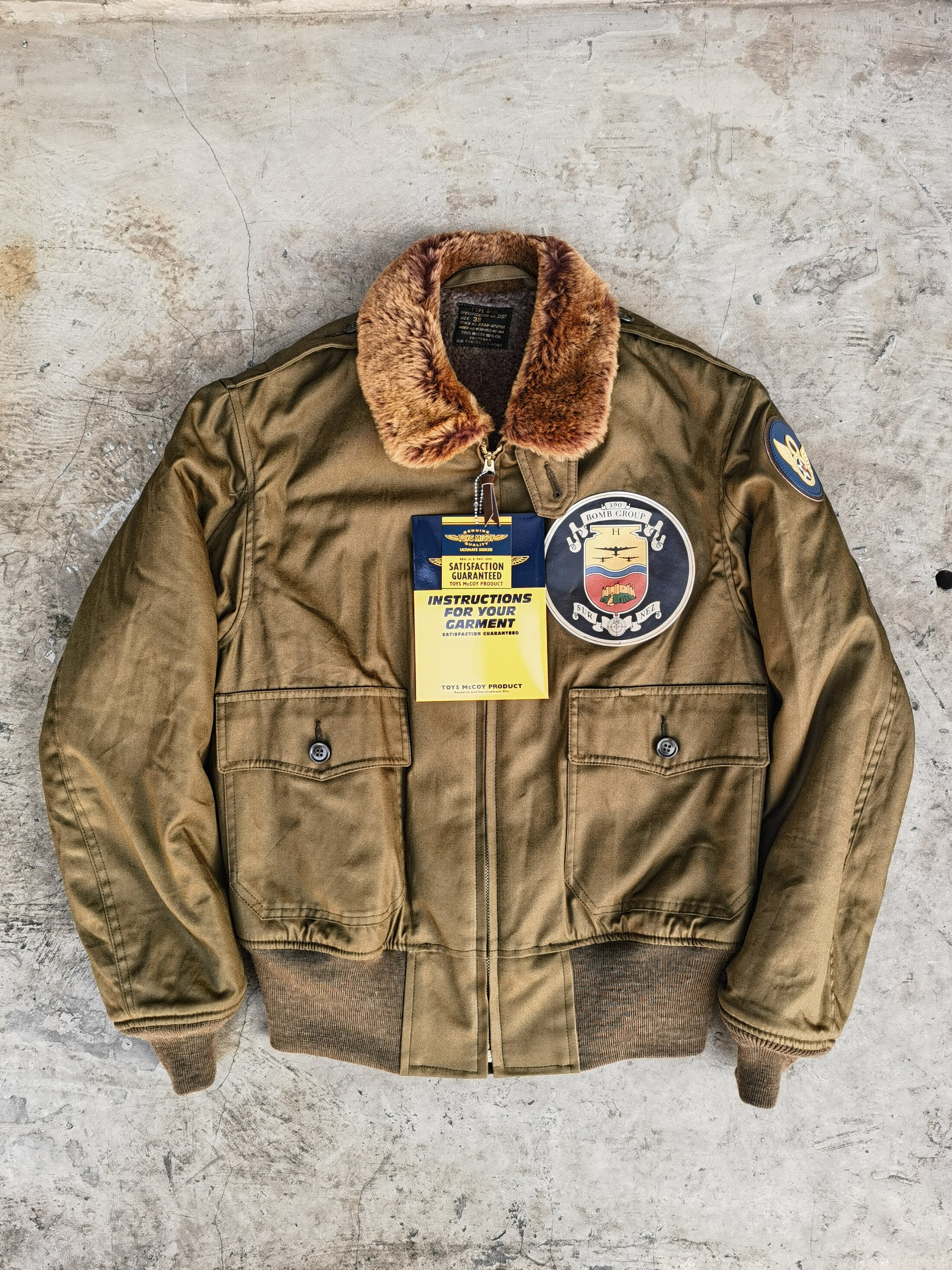 【现货】toys mccoy wild children ii野孩子b-10 羊驼毛飞行夹克