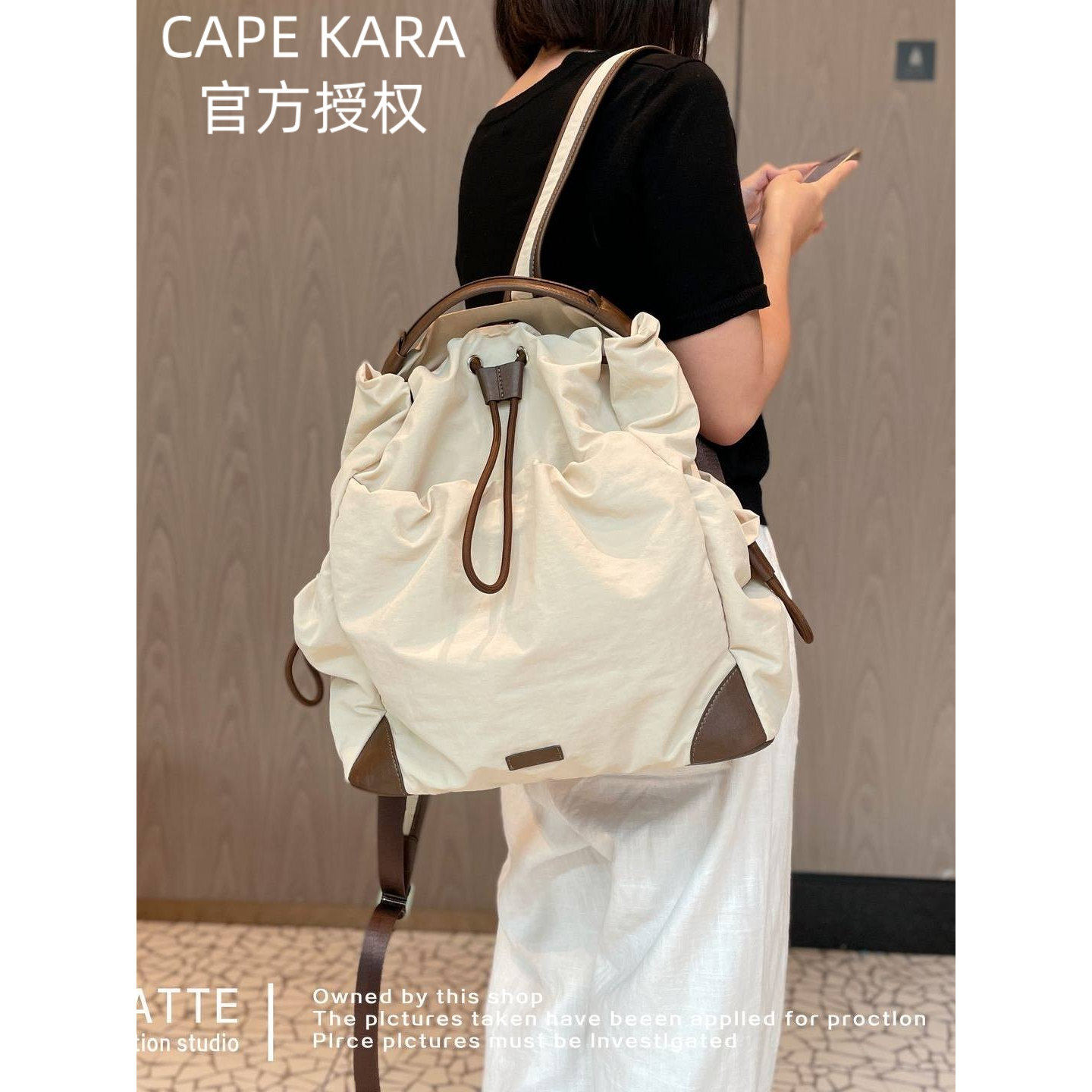 CapeKara小众高颜值双肩包