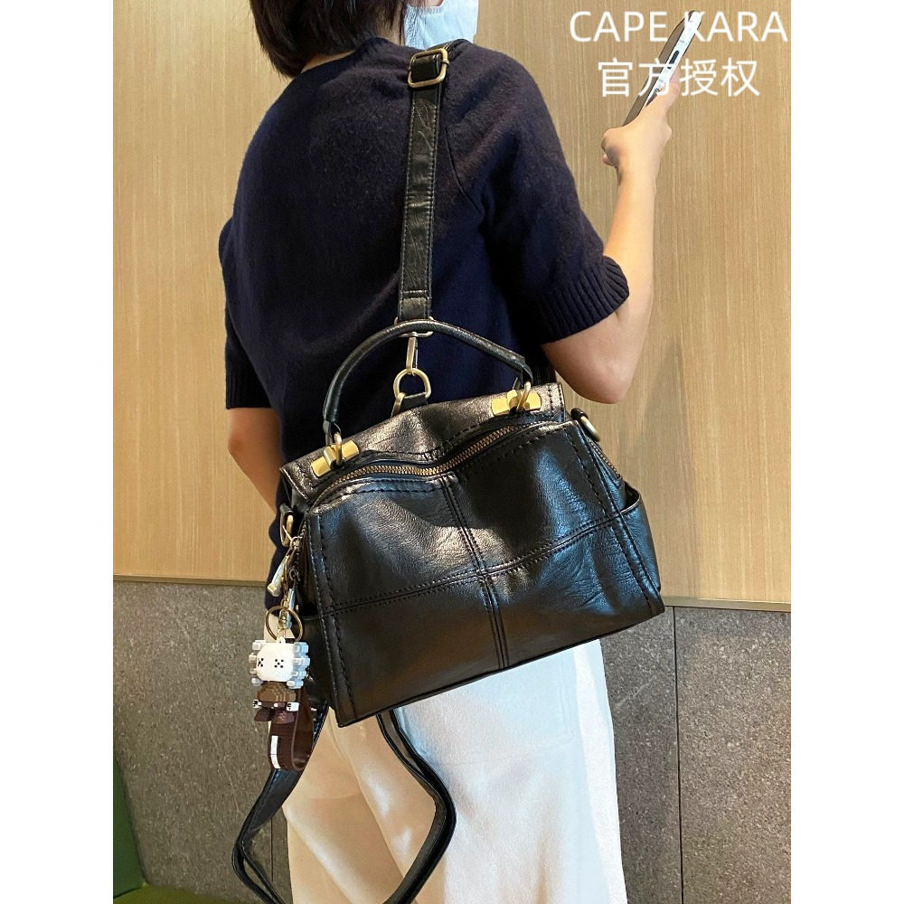 CapeKara多用途软皮枕头包耐用