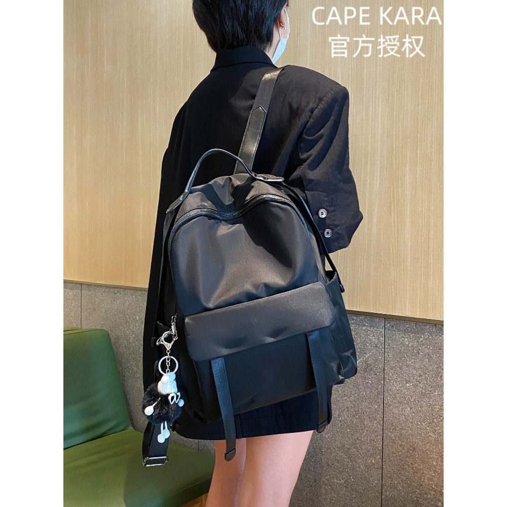 CapeKara简约背包学院风双肩包