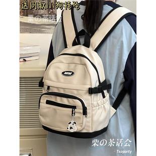 英国 MK DW轻便小双肩包女mini背包 日系ins风工装大学生小巧小众