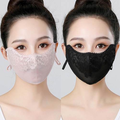 【爆款】2025高颜值女蕾丝口罩