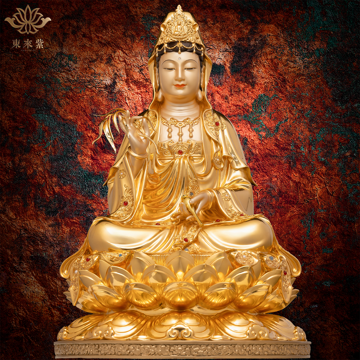 京铜普陀山九华山佛像