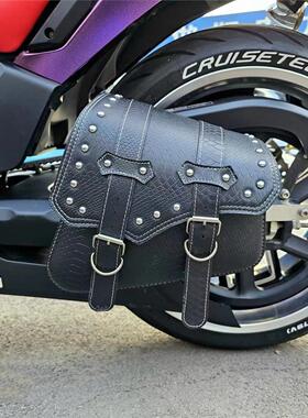 摩托车边包883 1200 X48改装侧挂包汉威YP500通用骑士包