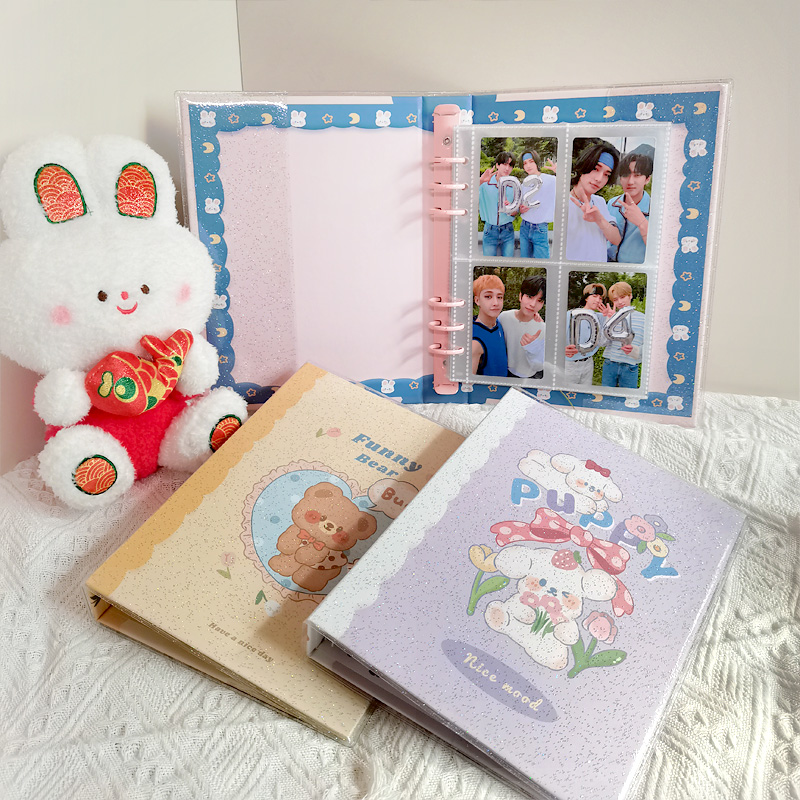 大容量可爱卡通A5纸壳卡册keKaL