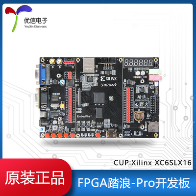 野火FPGA踏浪-Pro FPGA开发板Xilinx Spartan6 XC6SLX16 HDMI千兆