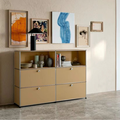 中古设计师模块组合柜不锈钢餐边