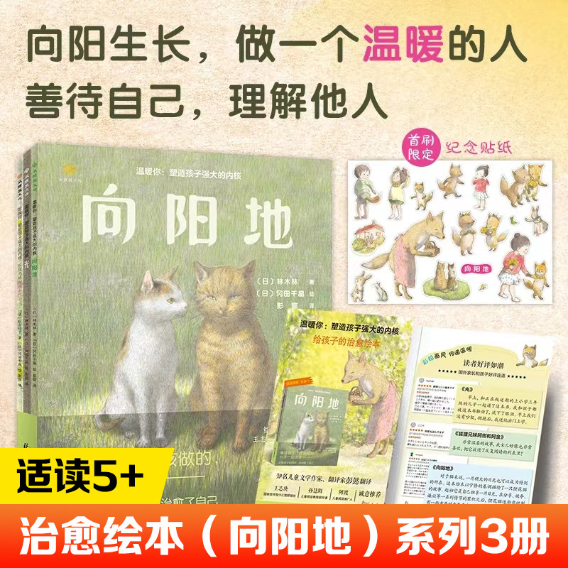 【全三册】温暖你：向阳地绘本塑造孩子强大的内核光狐狸兄妹阿绀和阿金每个孩子都需要的耐心和勇气日常漫画系列暖心治愈系漫画书