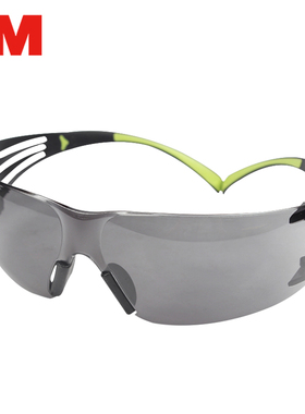 3M眼镜防紫外线SF402AF灰色防雾防冲击骑行防风沙工业劳保护目镜