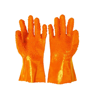 东亚/博尔格止滑手套化工车间工厂防化加厚耐磨防滑耐酸碱27CM