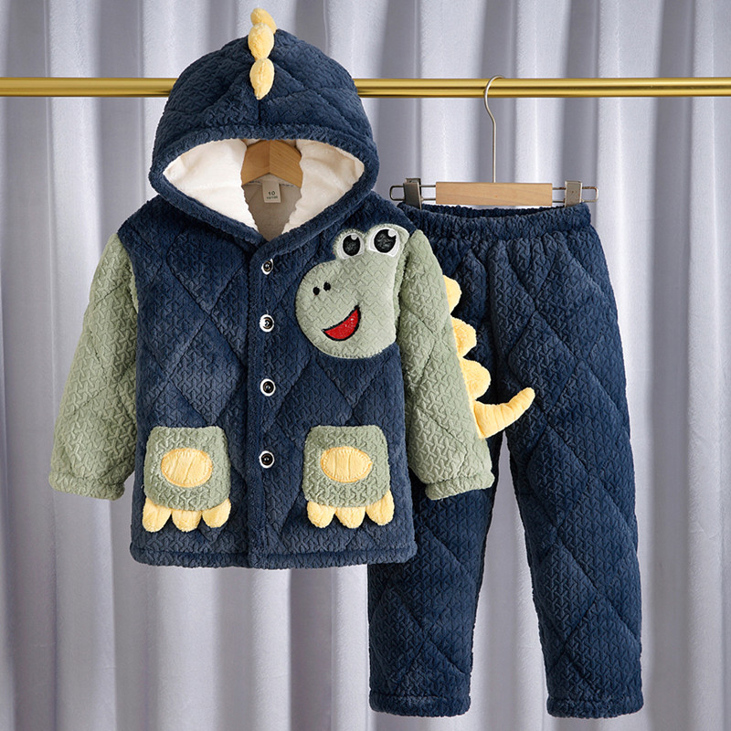 神兽炫娃卡通儿童睡衣