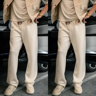 MBNL-F「杰尼.Duo-Tone」秦磊男装黑金属吊钟休闲裤LL-SKZ2074