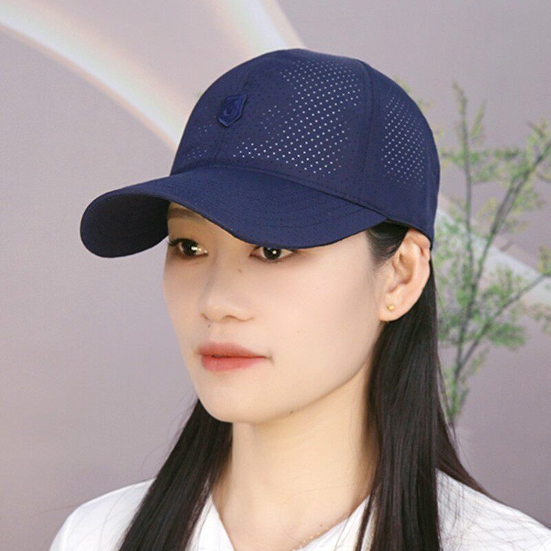 牧野网眼速干帽子夏季超薄款鸭舌帽遮阳防晒棒球帽户外透气太阳帽