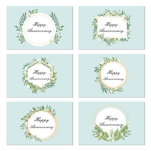 happy anniversary card small greeting cards 纪念日祝福贺卡