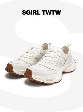 SGIRL TWW欧洲站厚底老爹鞋女2025春新款百搭洋气休闲运动鞋潮牌
