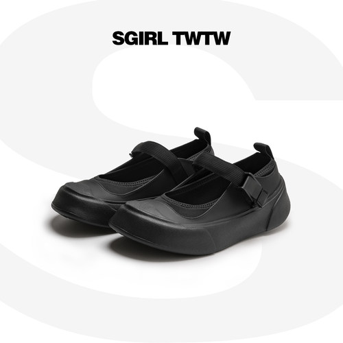 sgirl官方正品复古玛丽珍鞋女