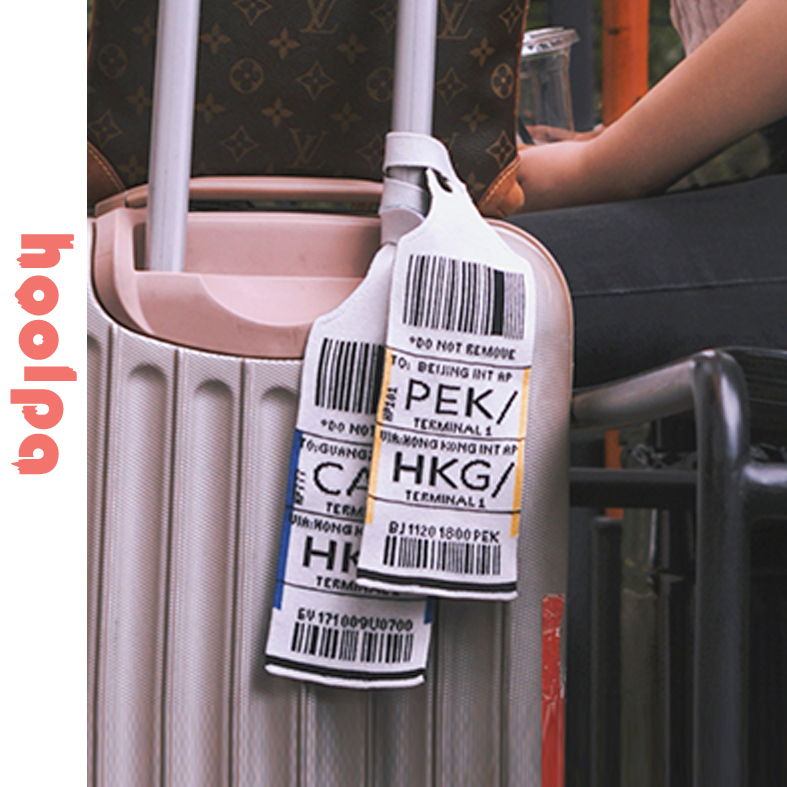 hoopla行李牌吊饰创意挂件装饰包包挂饰小众原创高级感出国旅游