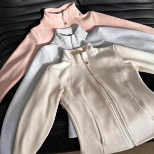 聚崇尚潮流优品A双b面奥粒绒立领卫衣外套女秋冬爆款2025款保暖上