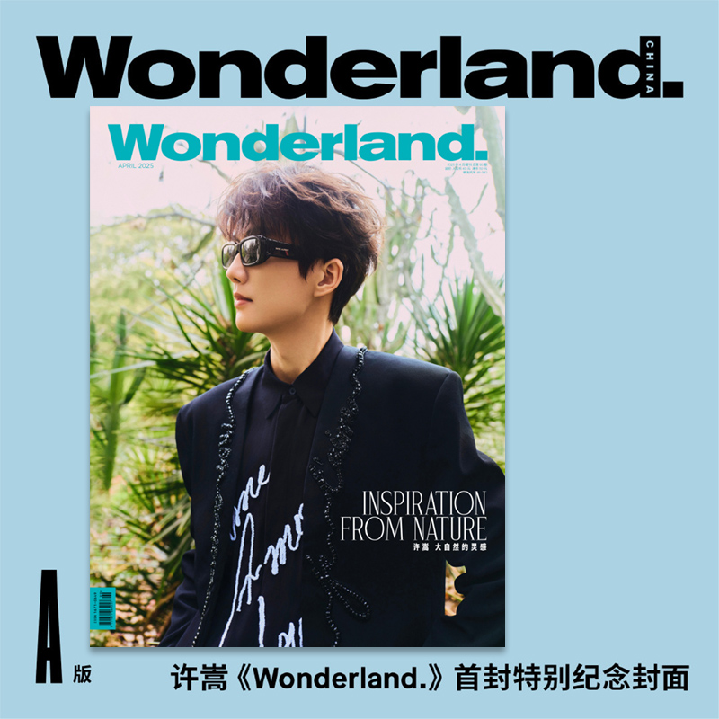 【仅杂志】wonderland新视线杂志2025年4月封面许嵩内文包上恩明星时尚歌手潮流期刊