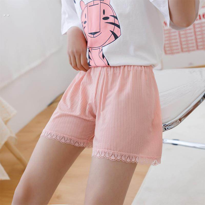 冰丝女童防走光安全裤夏薄款可外穿打底短裤宽松三分保险裤配裙子