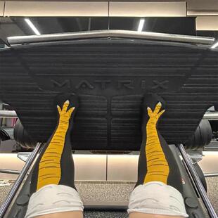 鸡爪袜子女款健身抖音网红搞怪长筒搞笑鸡脚男情侣鸡腿瑜伽袜过膝