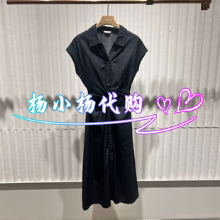【商场同款】衣播26夏新品通勤无袖连衣裙收腰牛仔裙子BDT8LD3649