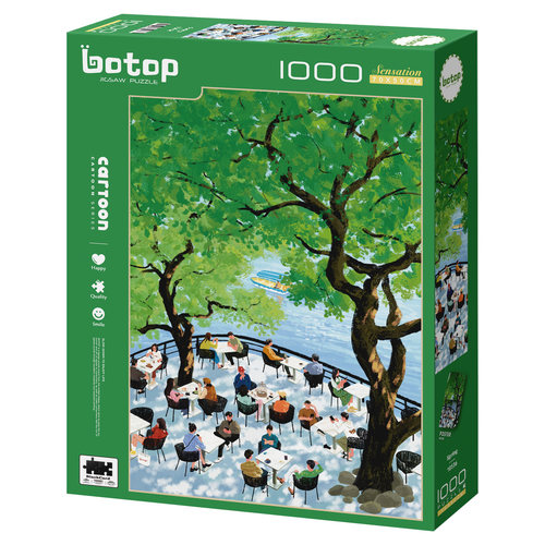 Botop黑卡春1000片丝绒拼图