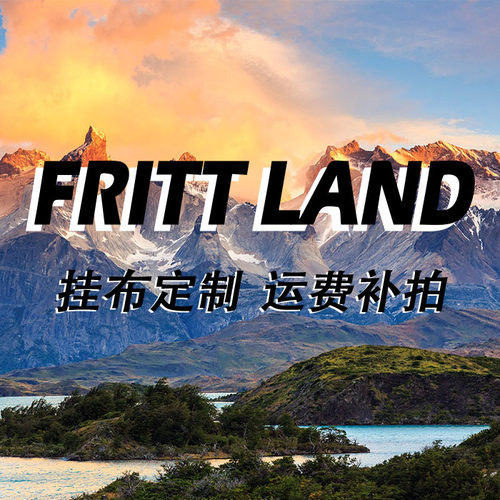 FRITT LAND定制DIY宿舍卧室客厅装饰海报背景墙布挂布盖布门床帘