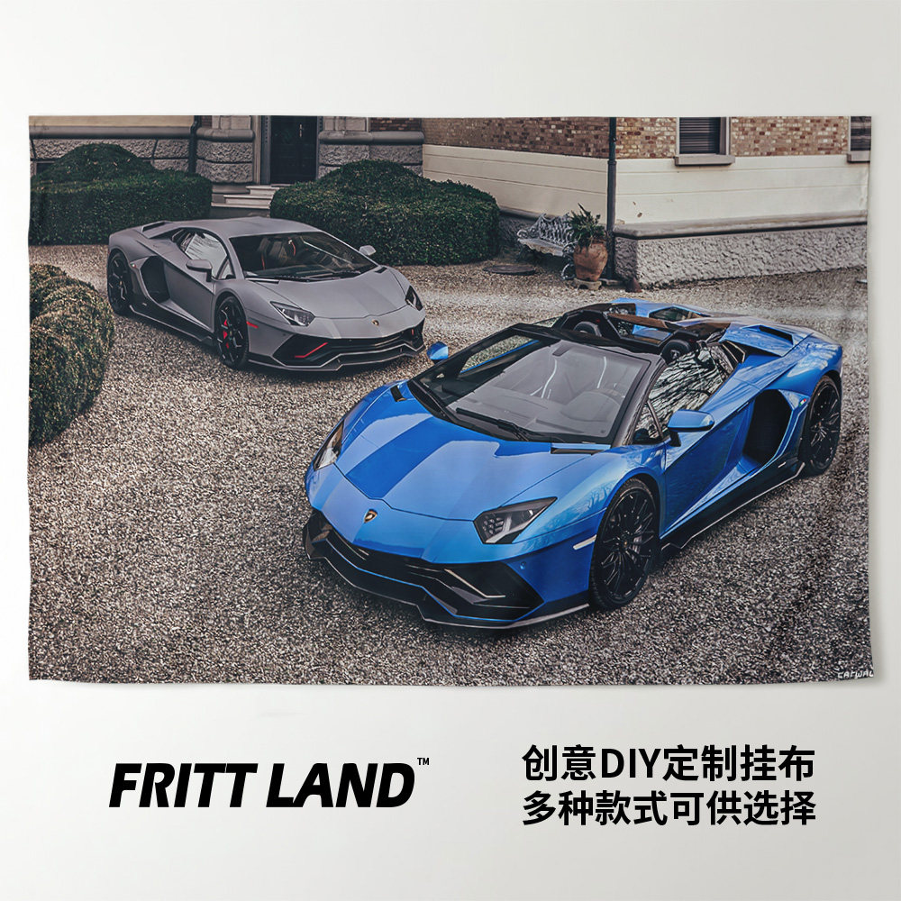 挂布兰博基尼大牛Aventador