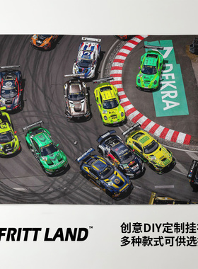 DTM德国房车大师赛跑车赛车比赛写真周边装饰海报背景布墙布挂布