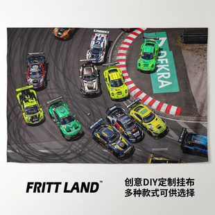 DTM德国房车大师赛跑车赛车比赛写真周边装饰海报背景布墙布挂布