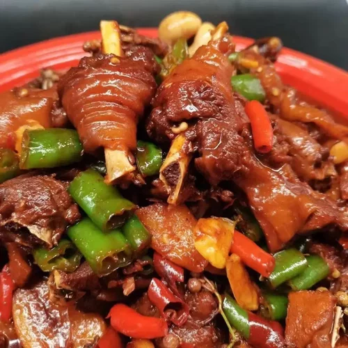 【临沂地锅鸡】临沂地锅鸡1500克1袋含500克汤汁熟食下酒菜家常