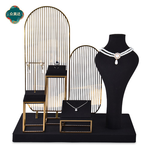 众美达珠宝展示橱窗柜台陈列道具