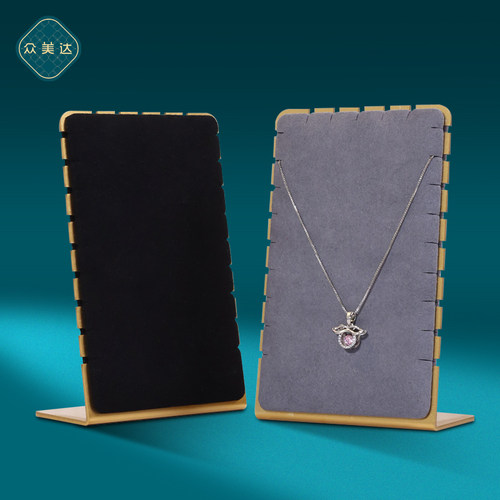 创意项链展示架金属超纤耳钉架子