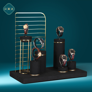 众美达珠宝橱窗陈列道具戒指耳环展示架子首饰品柜台展示专用套装